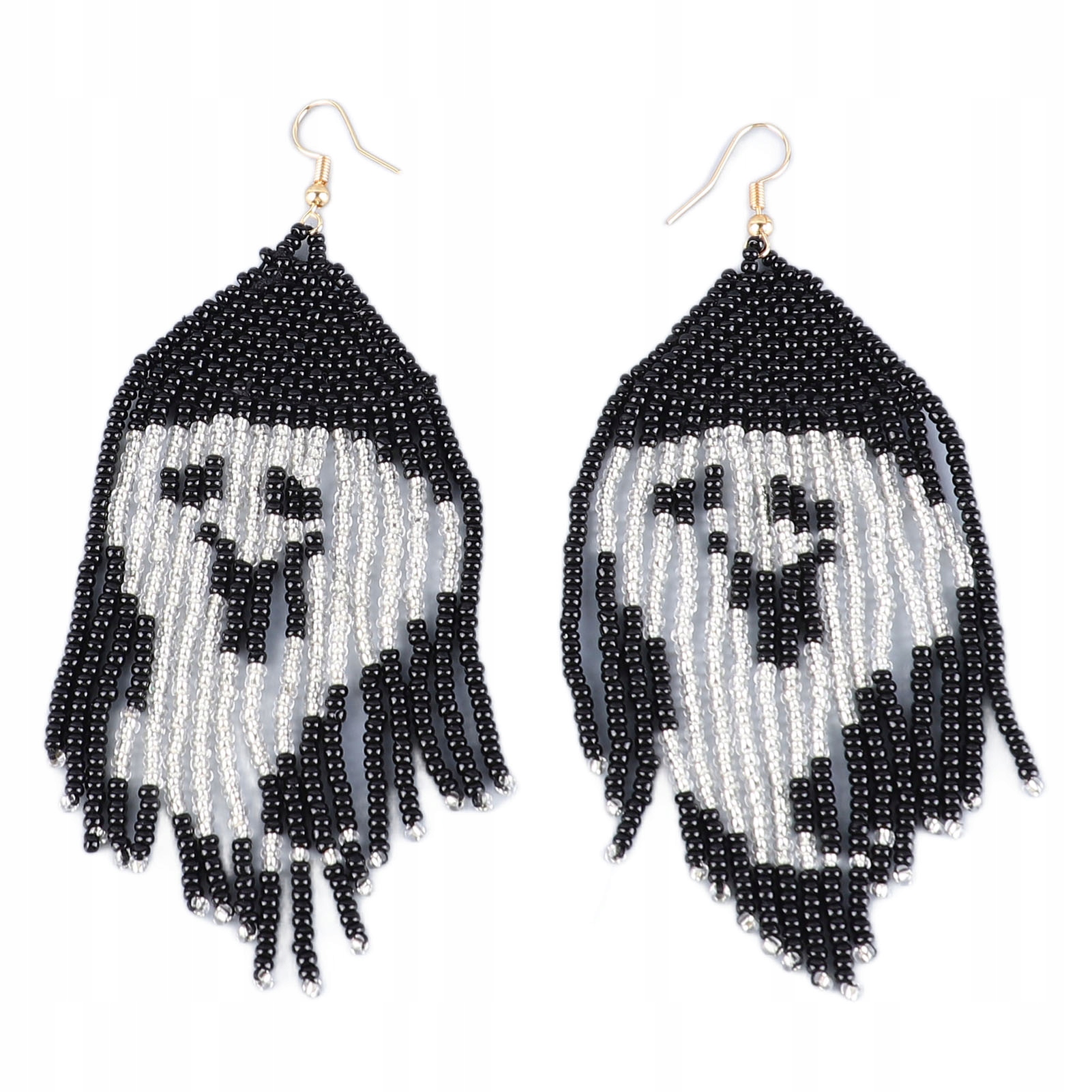 Dlhé strapcové a korálkové náušnice pre ženy na Halloween